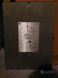 Quadro vintage con jolly