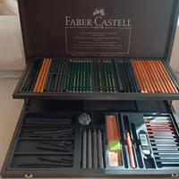 Valigetta in legno Faber-Castell matite da disegno