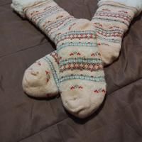 Calzettoni -scarpe per casa, un lana.