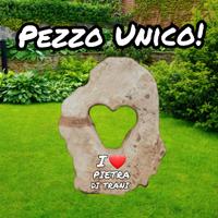CUORE IN PIETRA NATURALE DI TRANI - PEZZO UNICO