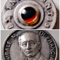 Medaglia metallo devozionale Sant'Annibale di F.