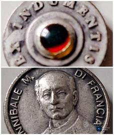 Medaglia metallo devozionale Sant'Annibale di F.