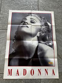 Poster Cioè doppio Madonna Beverly Hills anni 80