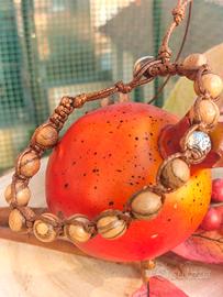 Bracciale Shamballa legno di Agar