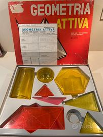 Gioco didattico Geometria Attiva vintage  anni 60