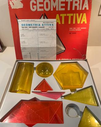 Gioco didattico Geometria Attiva vintage  anni 60