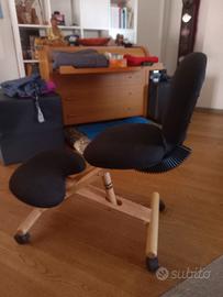 sedia ergonomica con schienale