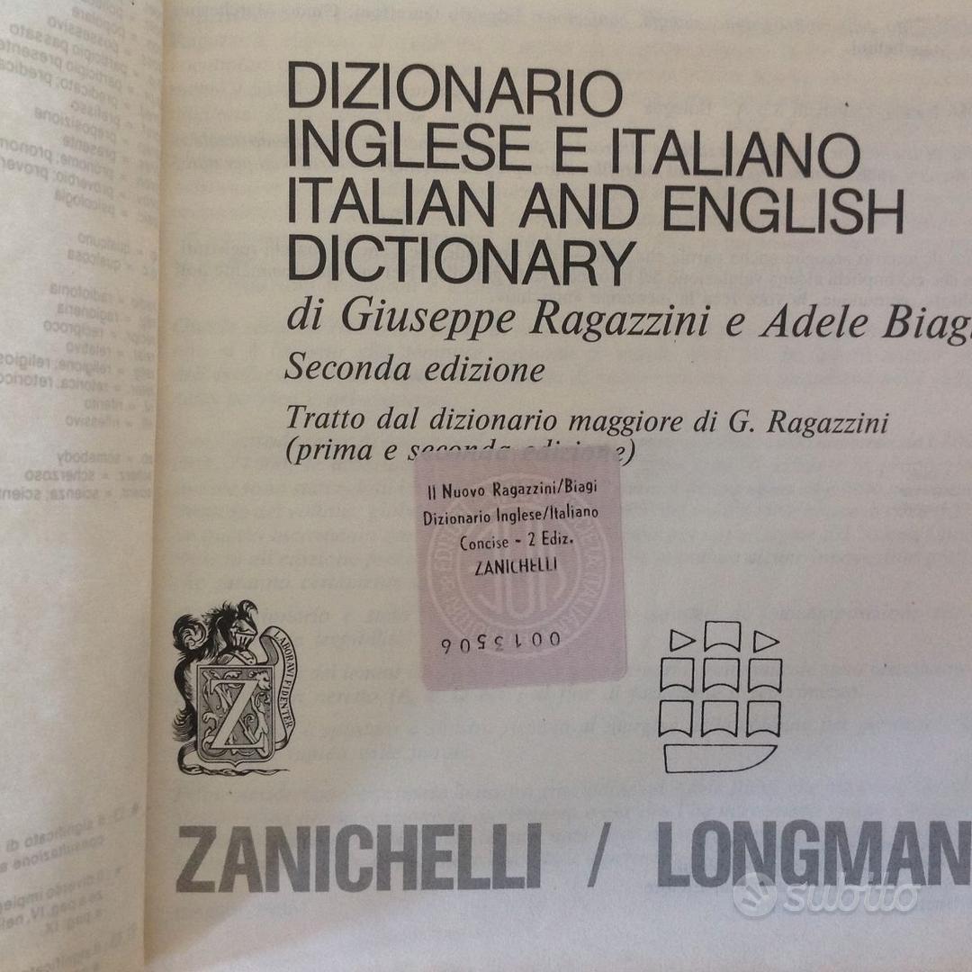 Ragazzini/Biagi Concise. Dizionario Inglese-Italiano. Italian