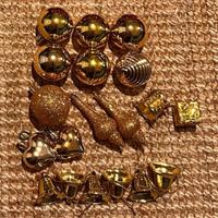 Set Palline oro Albero di Natale