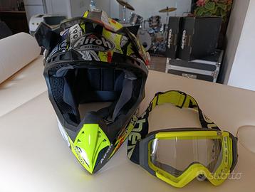 Casco Airoh + occhiali ethen