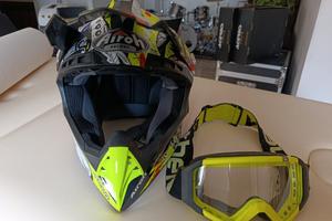 Casco Airoh + occhiali ethen