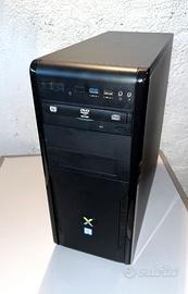 PC DESKTOP FISSO, INTEL i3 6100 3,7 GHz, 8 GB DDR3