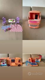 barbie camper gioco + accessori