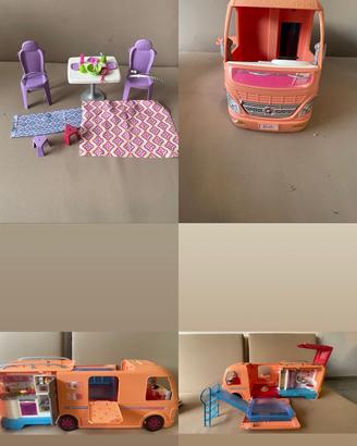 barbie camper gioco + accessori