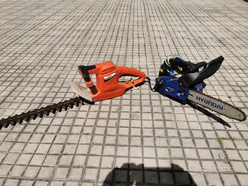 taglia siepi e sega a scoppio Hyundai