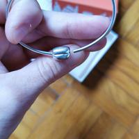 Bracciale Queriot argento 925 chicco caffè
