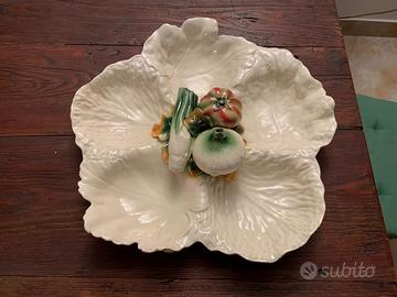 Centrotavola porta frutta in ceramica 900 Liberty