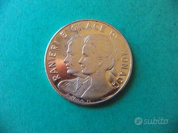 Medaglia ricordo matrimonio P.pe Monaco