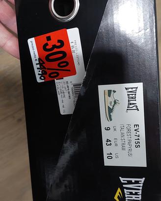 scarpe sneakers everlast bianco verdi 