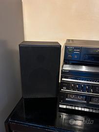 Stereo sharp e videoregistratore sony