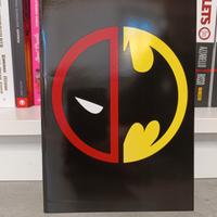 Deadpool Batman variant logo 