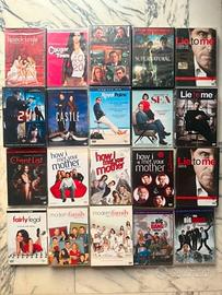LOTTO 19 COFANETTI DVD ORIGINALI SERIE TV ITALIANI