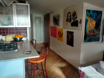 A lavoratori stanzino con bagno