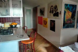 A lavoratori stanzino con bagno