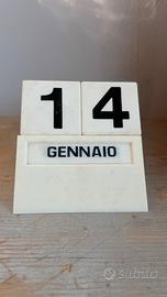 Calendario perpetuo vintage  anni ’60/’70 
