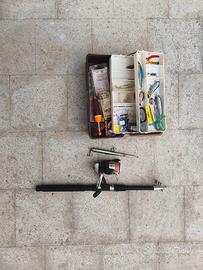 canna da pesca con artificiali