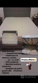 letto matrimoniale contenitore 