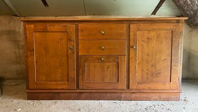 Madia cassetone legno massiccio falegname