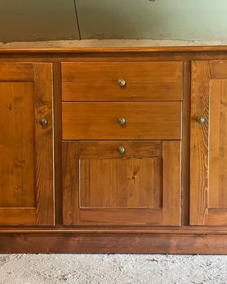 Madia cassetone legno massiccio falegname