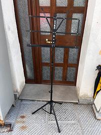 Leggio, borsello e porta spartito