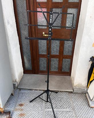 Leggio, borsello e porta spartito
