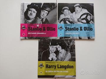 3 DVD Film storici Stanlio & Ollio - Harry Langdon