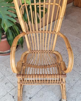 sedia in vimini 
