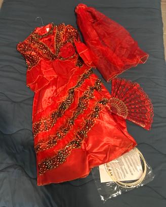 Vestito carnevale Ballerina di Flamenco