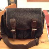 Borsa originale Bonfanti in feltro grigia nuova