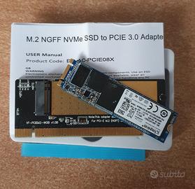 Adattatore PCIE per SSD NVME