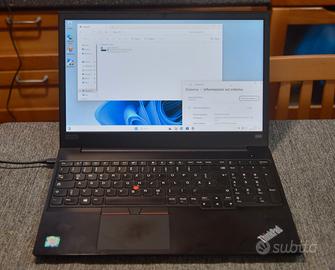 notebook pc portatile Lenovo E580 8 gen 15" SSD512