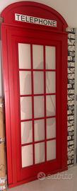 Porte stile Inglese cabina telefonica