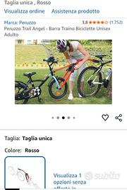 traino per bici marca peruzzo - barra tandem