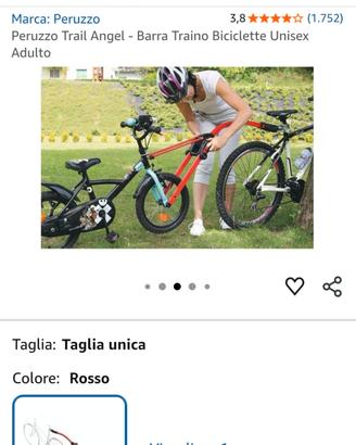 traino per bici marca peruzzo - barra tandem