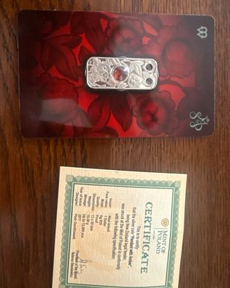 Ciondolo Niue $1  - 2011 con moneta d'argento