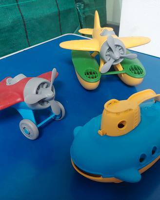 Green toys - aereo idrovolante sottomarino 1+