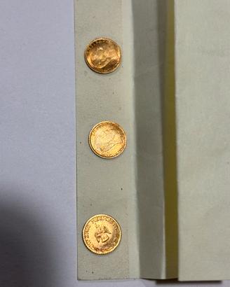 Monete d’oro Messicane del 1865