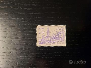 Francobollo Storico Algeria - 2,40 Dinar - Moschea