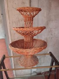 portafrutta in midollino