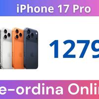 iPhone 17 Pro/Pro Max-Ritiro usato Garanzia 2 Anni